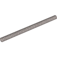Lego trubka (trubička) žebrovaná průměr 7mm délka 15L, světle šedá lesklá (4195398, 4501125)